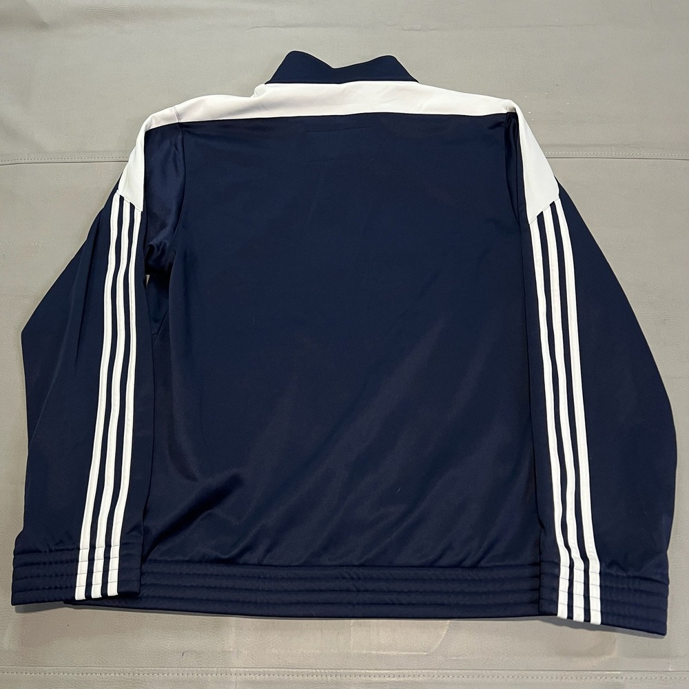 Adidas Mens Dallas Mavericks MAV Cowboys NBA Track Jacket Navy White Zip-L-XXXX - Picture 7 of 7